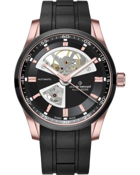 Claude Bernard Aquarider Open Heart Automatic 85030 357RNCA NIR