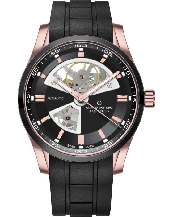 Claude Bernard Aquarider Open Heart Automatic 85030 357RNCA NIR
