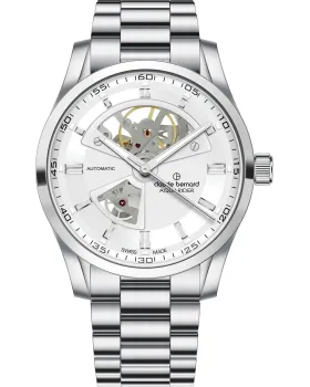 Claude Bernard Aquarider Open Heart Automatic 85030 3M AIN