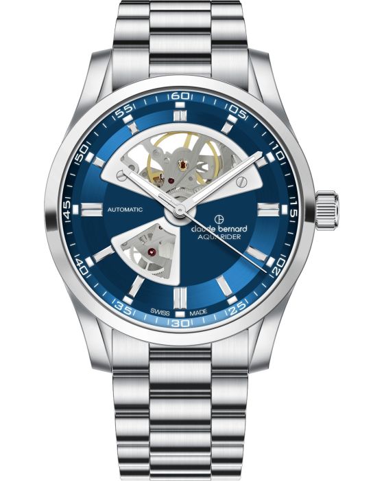 Claude Bernard Aquarider Open Heart Automatic 85030 3M BUIN