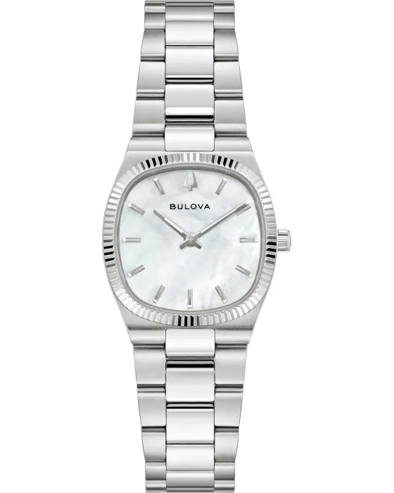 Women's watch Bulova Super Seville 96L353, Mother Of Pearl / Silver dial, Bracelet in Stainless Steel