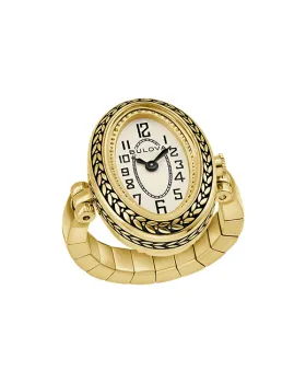 Bulova Classic Art Deco Ring Watch 97L188