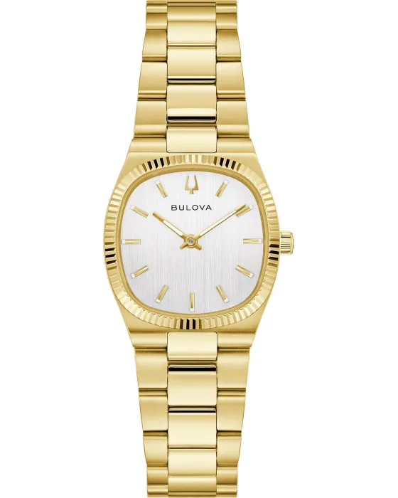 Ανδρικό ρολόι Bulova Super Seville 97L189, Ασημί καντράν, Μπρασελέ από Ανοξείδωτο ατσάλι