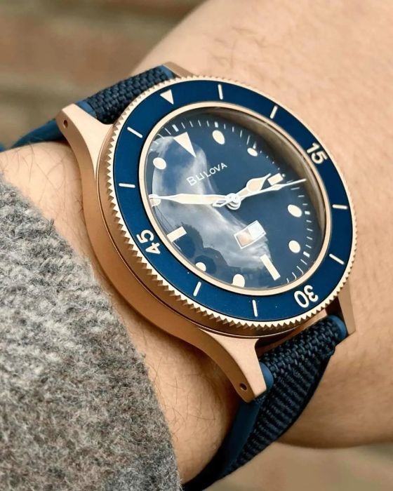 Bulova Mil-Ship Automatic 150th Anniversary Special Edition 98A325 - 