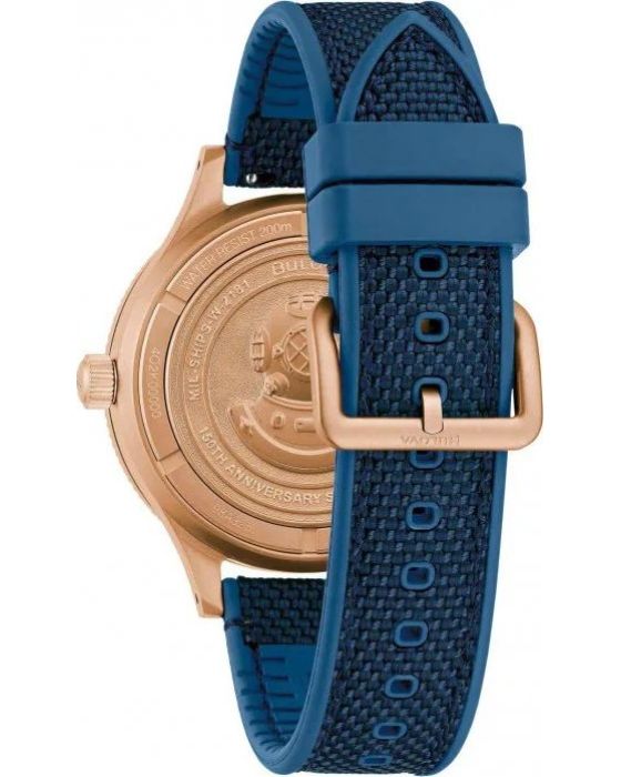 Bulova Mil-Ship Automatic 150th Anniversary Special Edition 98A325 - 