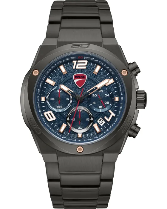 Men's watch Ducati DT019 Extreme Sports Chronograph DTWGI0002403, Blue dial, Bracelet in Stainless Steel