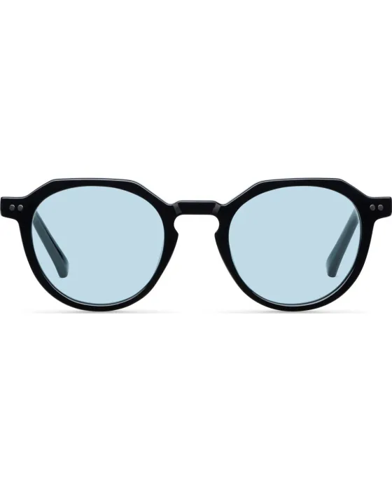 Sunglasses Meller Chauen Black Turquise CH-TUTBLUE, Black frame, Blue lenses, UV400 CATEGORY 2