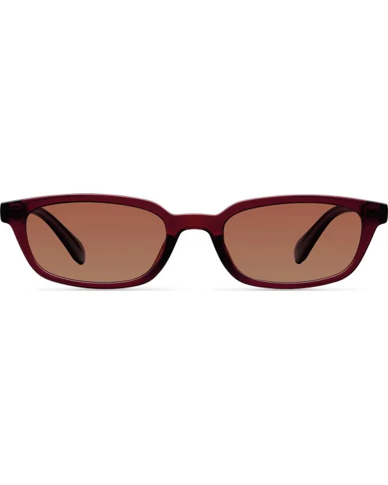 Γυαλιά ηλίου Meller Eru Maroon Brown ER-MAROONGBROWN, Καφέ σκελετός, Καφέ φακοί, UV400 CATEGORY 3