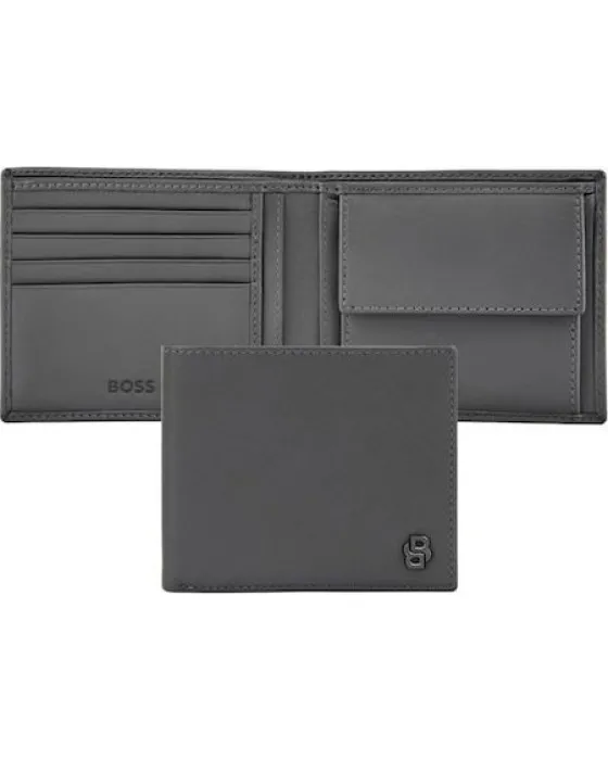 Πορτοφόλι Hugo Boss Double B Saffiano HLM526H