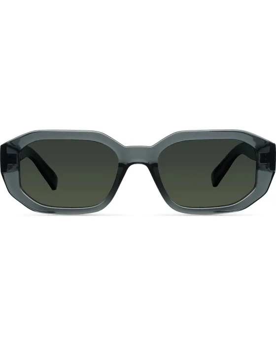 Sunglasses Meller Kessie Fossil Olive KES-FOSSILOLI, Grey frame, Green lenses, UV400 CATEGORY 3
