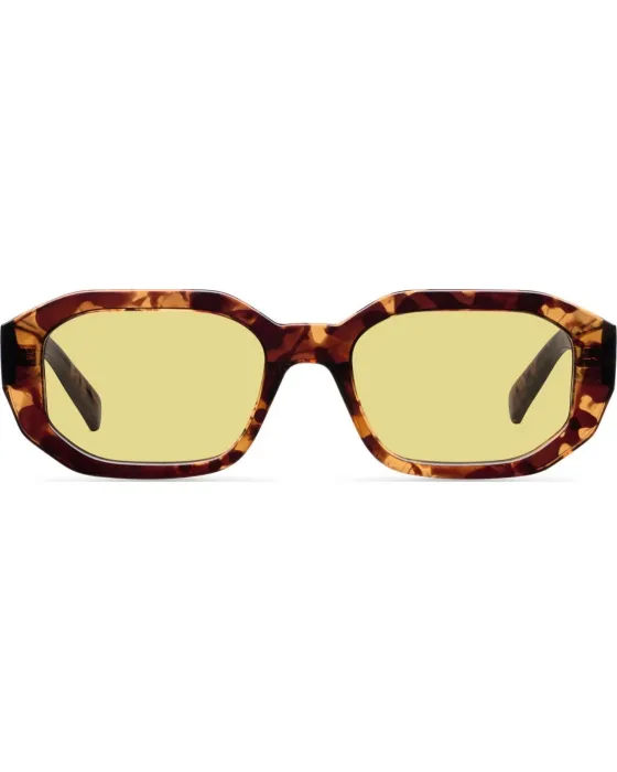 Sunglasses Meller Kessie Tigris Yellow KES-TIGSUN, Brown frame, Yellow lenses, UV400 CATEGORY 3