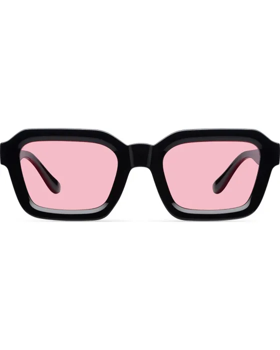 Γυαλιά ηλίου Meller Naya Black Pink NAY-TUTPINK, Μαύρο σκελετός, Ροζ φακοί, UV400 CATEGORY 3