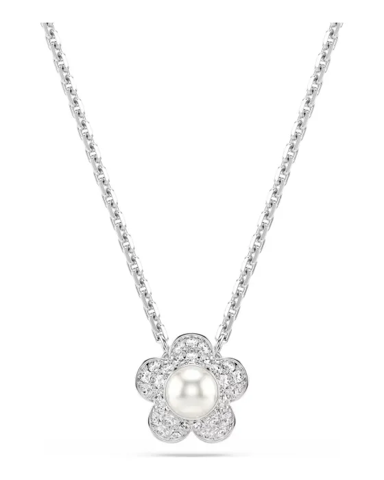 Κολιέ Ariana Grande x Swarovski 5755817, Επιροδιωμένο / Κρύσταλλα, Ασημί