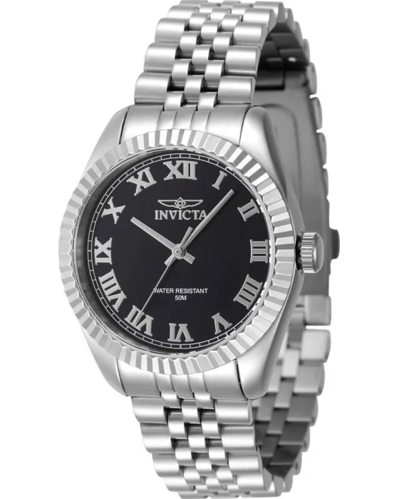 Women's watch Invicta Specialty 47408, Black dial, Bracelet in Stainless Steel