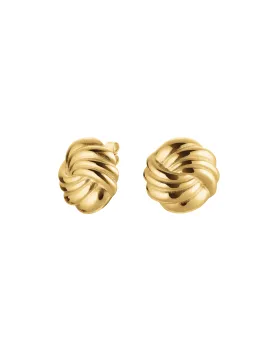 Σκουλαρίκια Rosefield Modern Vintage Spiral JESSG-J1026