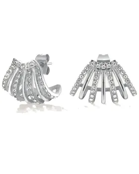 Σκουλαρίκια Rosefield Caged Crystal JECCS-J1030