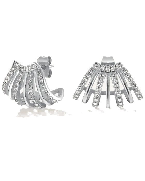 Σκουλαρίκια Rosefield Caged Crystal JECCS-J1030