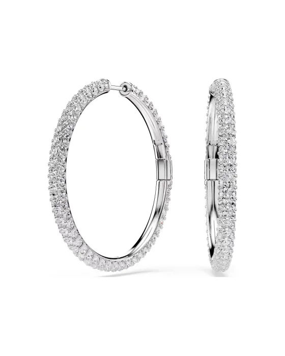 Σκουλαρίκια Swarovski Dextera 5754156, Επιροδιωμένο / Κρύσταλλα, Ασημί