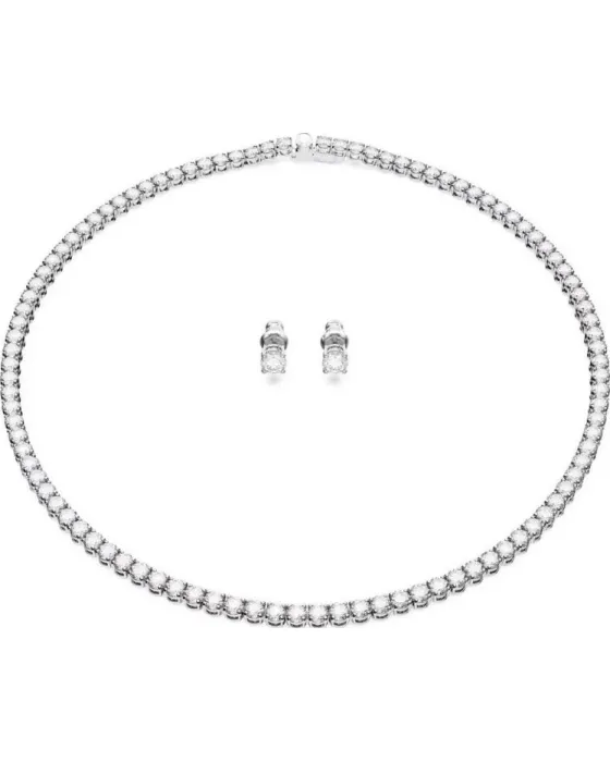 Σετ Κολιέ & Σκουλαρίκια Swarovski Tennis Matrix 5647730