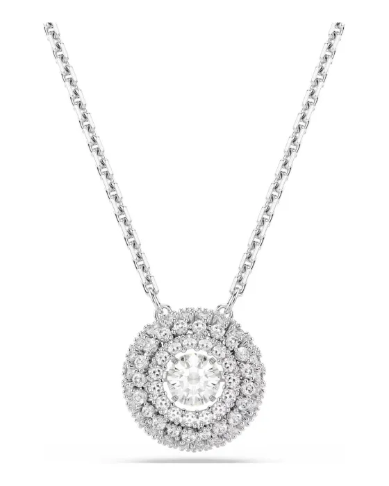 Κολιέ Swarovski Sublima 5738246, Επιροδιωμένο / Ζιργκόν, Ασημί