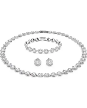 Σετ Κολιέ, Σκουλαρίκια & Βραχιόλι Swarovski Una Angelic 5367853