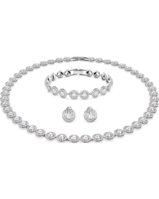 Σετ Κολιέ, Σκουλαρίκια & Βραχιόλι Swarovski Una Angelic 5367853