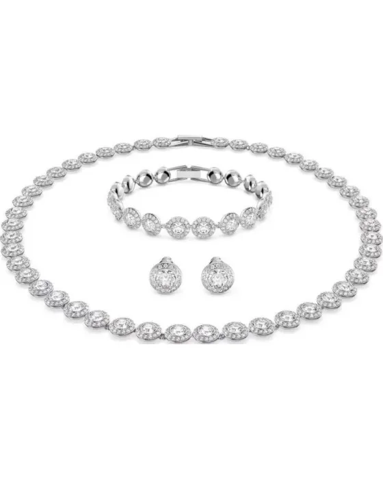 Σετ Κολιέ, Σκουλαρίκια & Βραχιόλι Swarovski Una Angelic 5367853