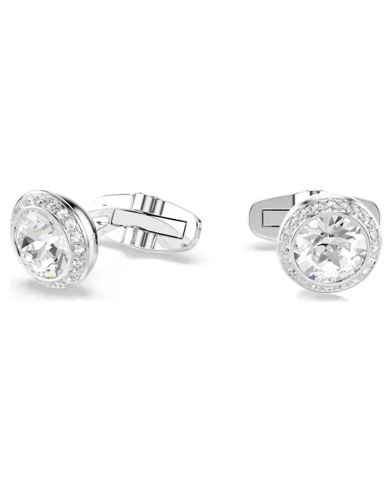 Μανικετόκουμπα Swarovski Una Angelic 5761046, Επιροδιωμένο / Κρύσταλλα, Ασημί