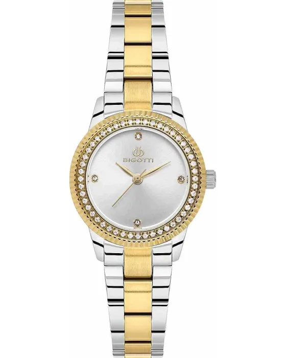 Γυναικείο ρολόι Bigotti Milano BG.1.10701-4, Ασημί καντράν, Μπρασελέ από Ανοξείδωτο ατσάλι