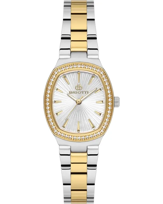 Ανδρικό ρολόι Bigotti Milano BG.1.10698-4, Ασημί καντράν, Μπρασελέ από Ανοξείδωτο ατσάλι