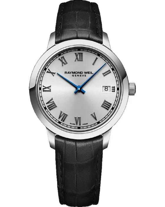 Women's watch Raymond Weil Toccata 5385-STC-00659, Silver dial, Strap in Leather