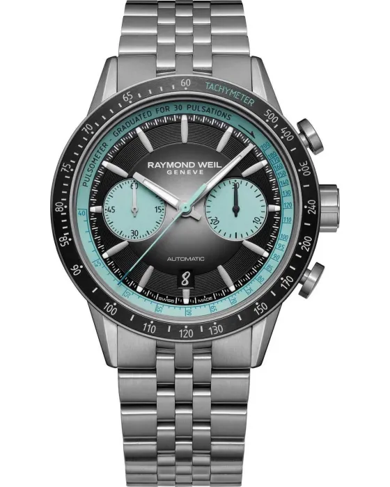Raymond Weil Freelancer Bi-Compax Automatic Chronograph Titanium Limited Edition 7780-TI-20425