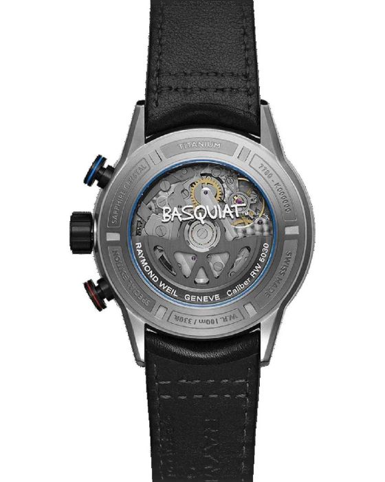 Raymond Weil x Basquiat Bi-Compax Automatic Chronograph Titanium Special Edition 7780-TIC-JMB01 - 
