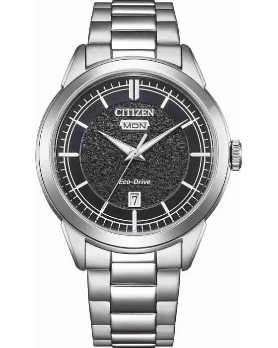 Ανδρικό ρολόι Citizen Sports Eco-Drive AW0151-85EC, Μαύρο καντράν, Μπρασελέ από Ανοξείδωτο ατσάλι