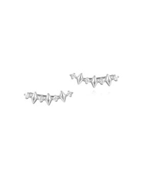 Σκουλαρίκια Ania Haie Multi Sparkle Climber Studs E061-04H