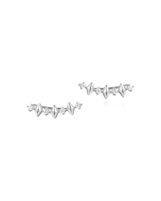 Σκουλαρίκια Ania Haie Multi Sparkle Climber Studs E061-04H