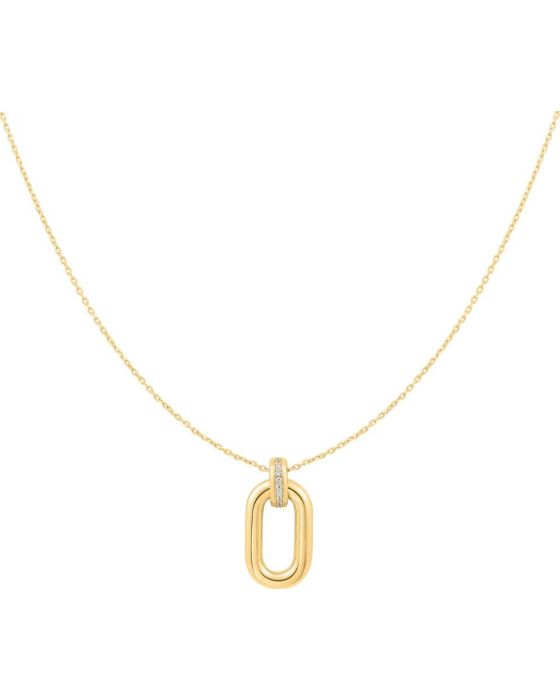 Κολιέ Ania Haie Oval Hoop Pendant N062-01G