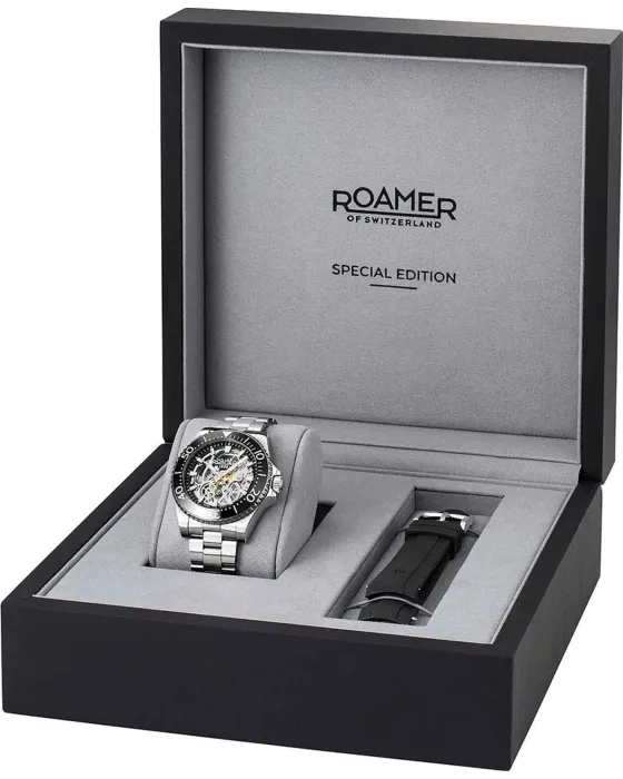 Roamer Premier Skeleton Automatic Limited Box Set 986984-41-85-20, όψη 9