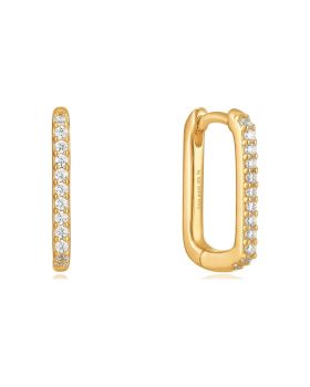 Σκουλαρίκια Ania Haie Glam Oval Hoop E037-04G