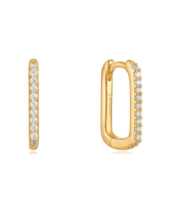 Σκουλαρίκια Ania Haie Glam Oval Hoop E037-04G