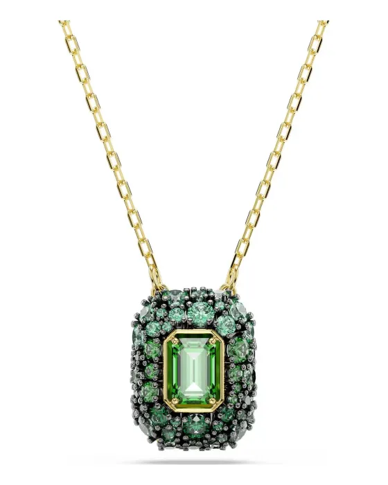 Swarovski Sublima Necklace 5752884, 18kt gold / Zircon, Gold / Green