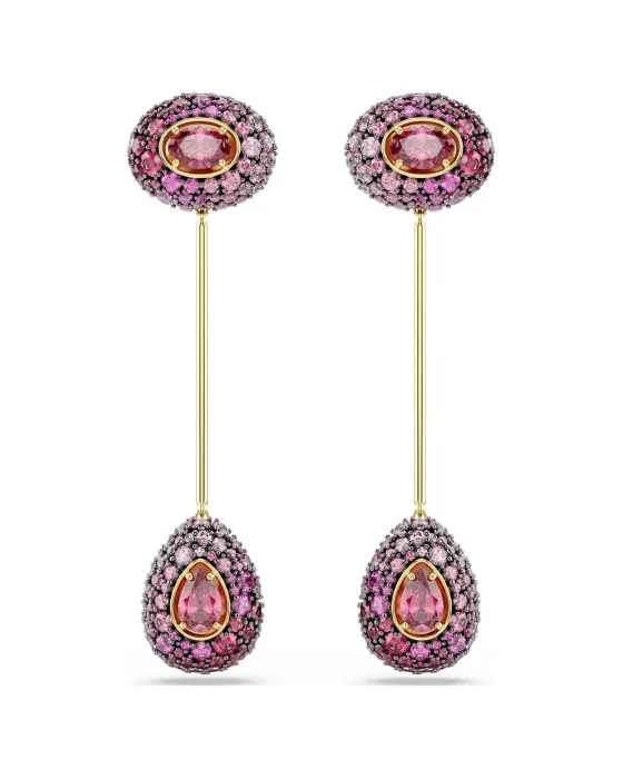 Σκουλαρίκια Swarovski Sublima 5752891, Ζιργκόν / Φινίρισμα με χρυσό 18 καρατίων, Κόκκινο / Χρυσό