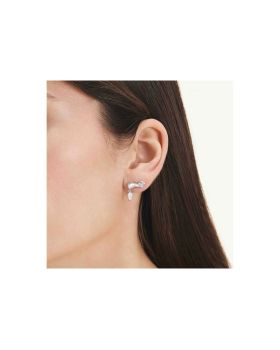 Σκουλαρίκια Rosefield Crystal Wave Studs JEMWS-J1324 - 