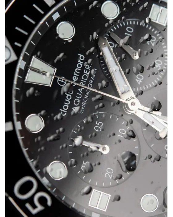 Claude Bernard Aquarider Chronograph 10252 3NBCA NIB - 