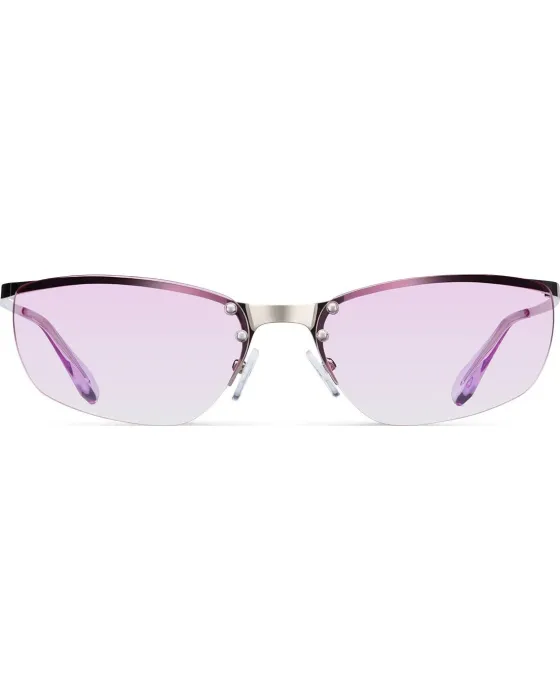 Sunglasses Meller Sami Silver Purple SAM-SILLNPURPLE, Silver frame, Purple lenses, UV400 CATEGORY 3