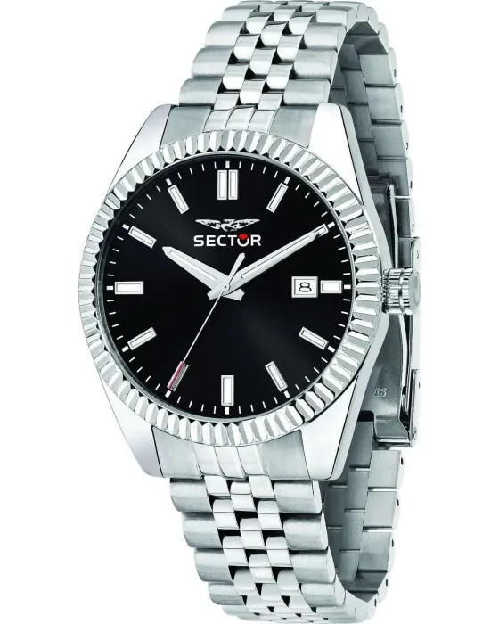 Men's watch Sector 240 R3253240015, Black dial, Bracelet in Stainless Steel