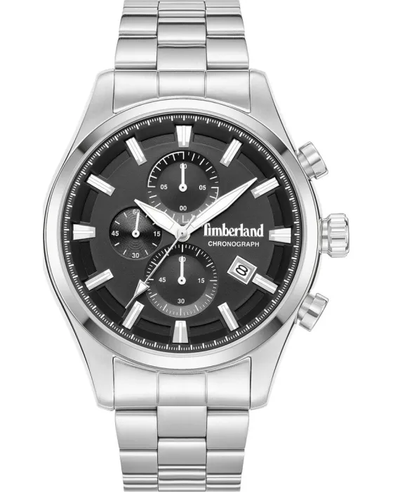 Male watch Timberland Ashmont Chronograph TDWGI0109303, Black dial, Bracelet in Stainless Steel