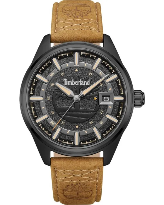 Male watch Timberland Small Northbridge TDWGB0109803, Black dial, Strap in Leather