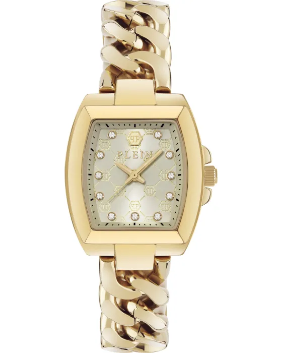 Female watch Philipp Plein Supreme PWCHA0426, Gold dial, Bracelet in Stainless Steel
