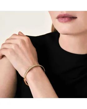 Βραχιόλι Rosefield Striped Pave Bangle JBSBG-J1287, view 3